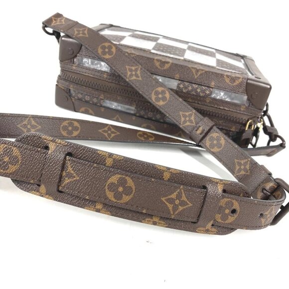 LOUIS VUITTON M20871 Monogram-Chess Slim-Soft Trunk Pochette 2WAY Shoulder Bag - Picture 5 of 13